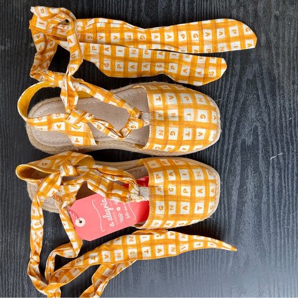 FARM Rio Yellow Sandals Size 7.5 - Picture 5 of 6